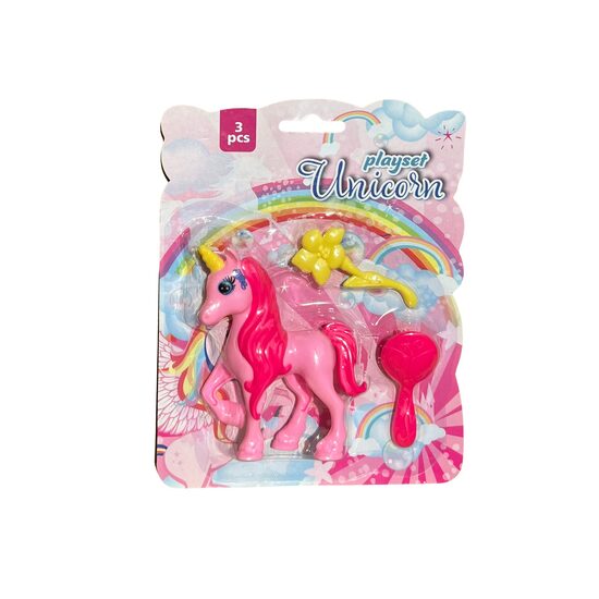 Rotaļlieta "Vienradža komplekts" gaiši rozā